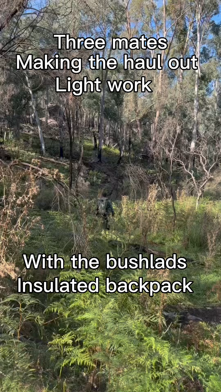 Making the impossible light work with the Bushlads insulated backpack