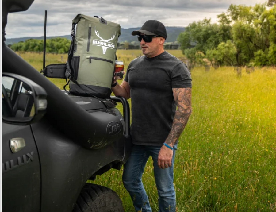 Bushlads insulated backpack in the field